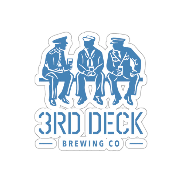 The 3rd Deck Sticker - Blue