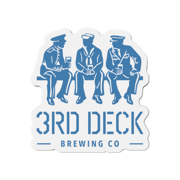 The 3rd Deck Magnet - Blue