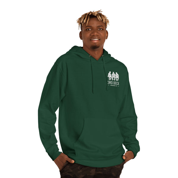 The 3rd Deck Hoodie - White Logo