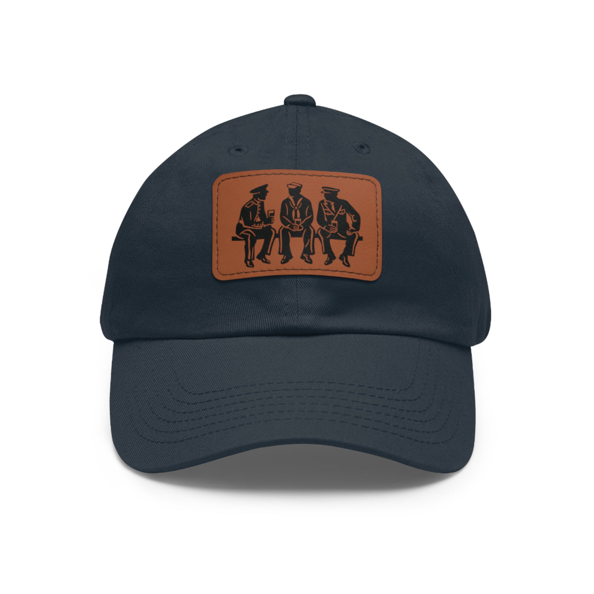 The Dad Hat with Leather Patch