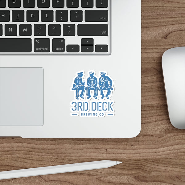 The 3rd Deck Sticker - Blue