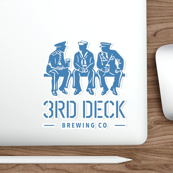 The 3rd Deck Sticker - Blue