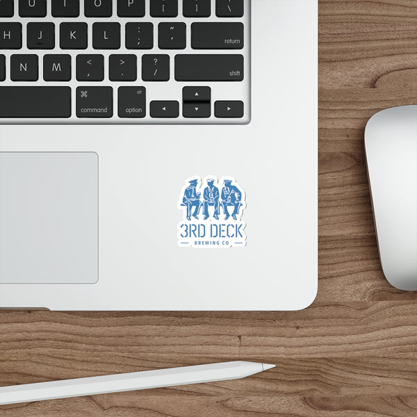 The 3rd Deck Sticker - Blue