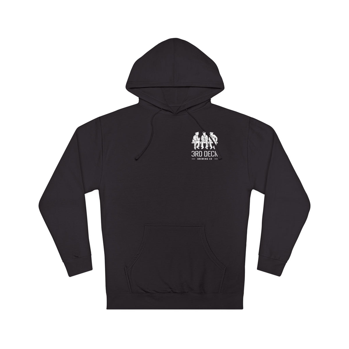 The 3rd Deck Hoodie - White Logo