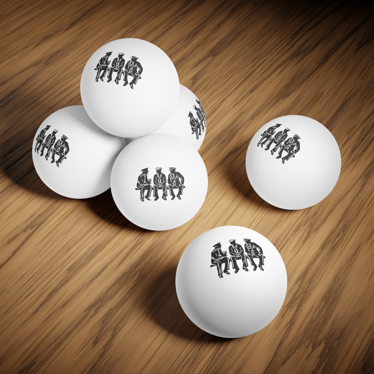 The Cheers Ping Pong Balls - 6 pack