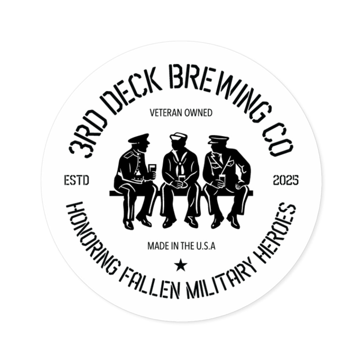 The Signature Circle Sticker