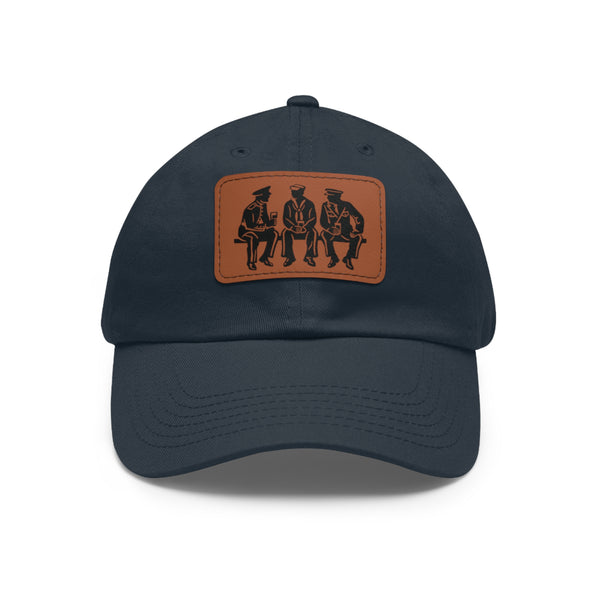 The Dad Hat with Leather Patch