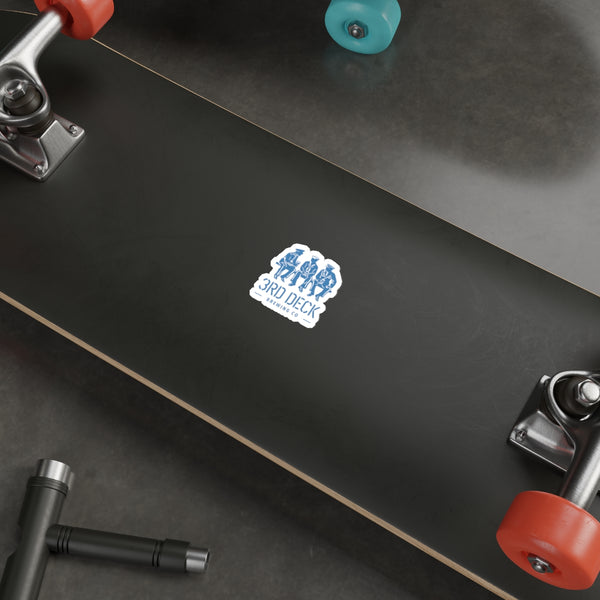 The 3rd Deck Sticker - Blue