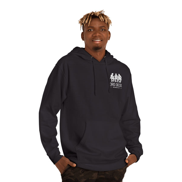 The 3rd Deck Hoodie - White Logo