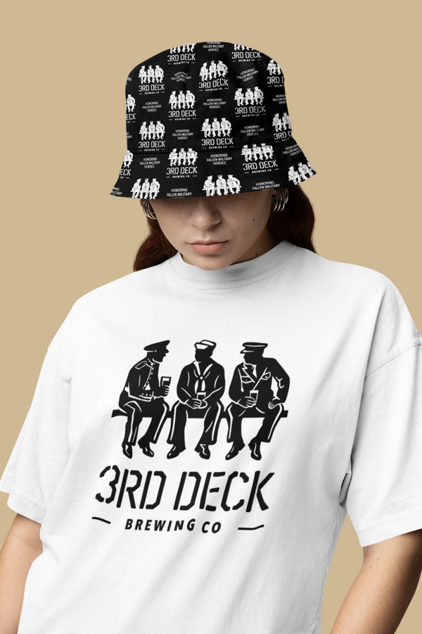 The Memorial Bucket - Black (Stitching Black or White)