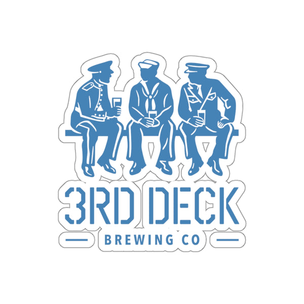 The 3rd Deck Sticker - Blue