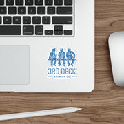 The 3rd Deck Sticker - Blue