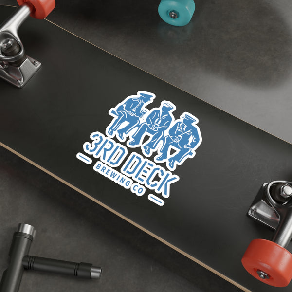 The 3rd Deck Sticker - Blue