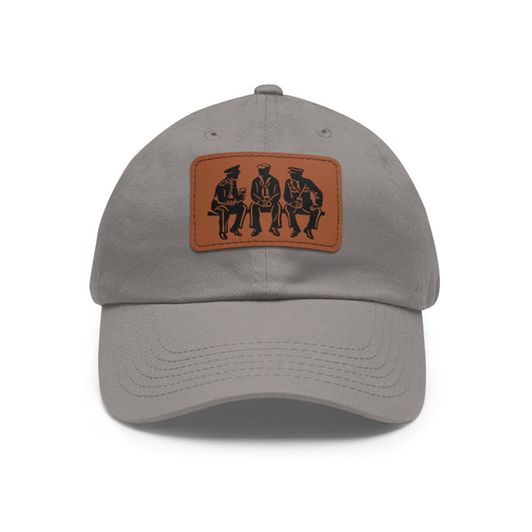 The Dad Hat with Leather Patch