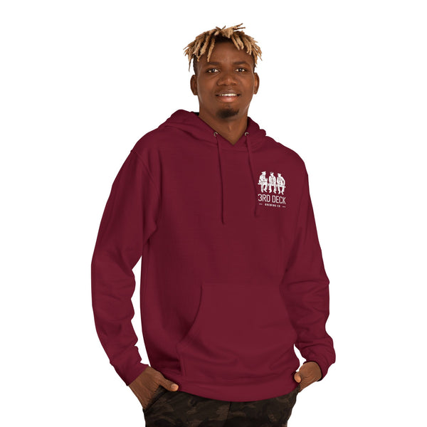 The 3rd Deck Hoodie - White Logo