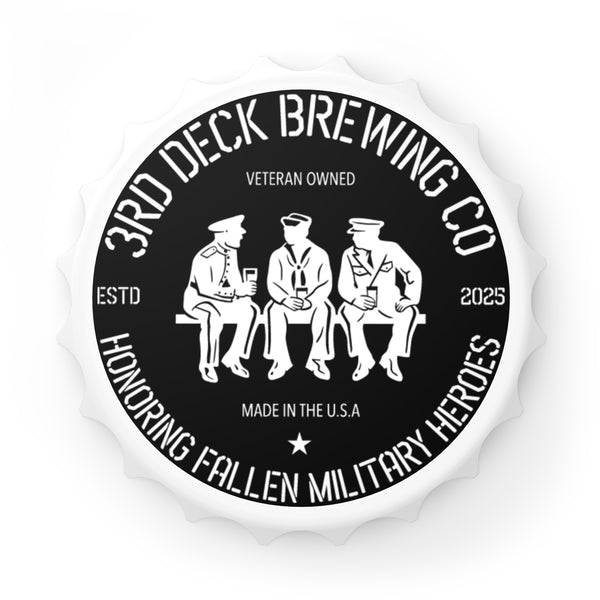 The Classic Black & White Bottle Opener