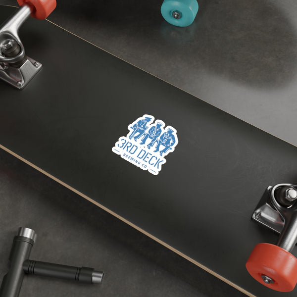 The 3rd Deck Sticker - Blue