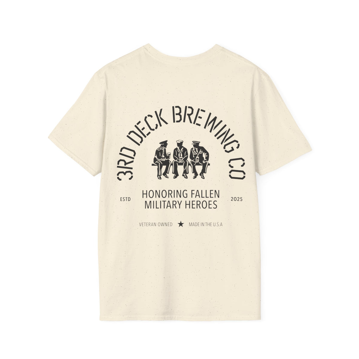 3 rd Deck T-shirt honoring fallen military heroes