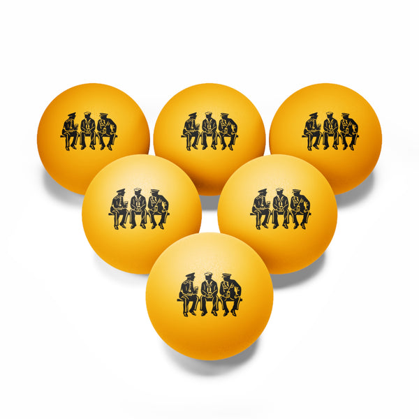 The Cheers Ping Pong Balls - 6 pack