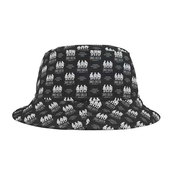 The Memorial Bucket - Black (Stitching Black or White)