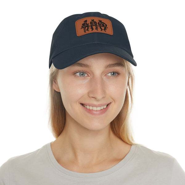 The Dad Hat with Leather Patch
