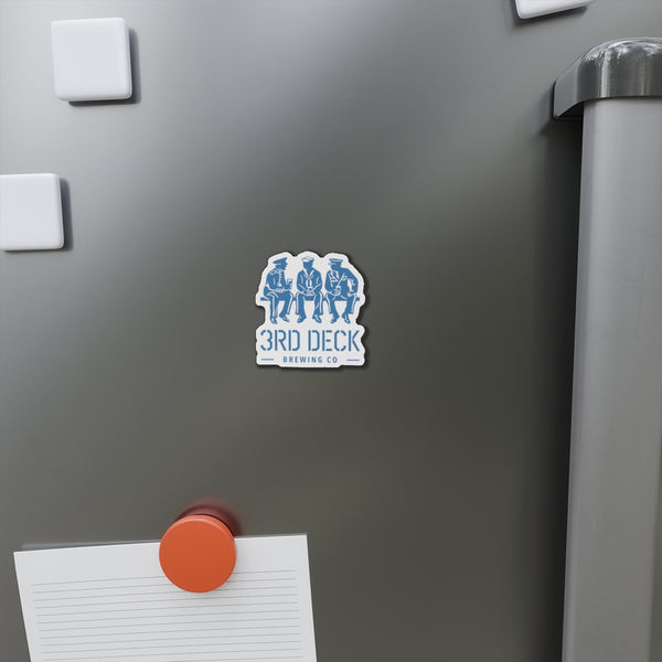 The 3rd Deck Magnet - Blue