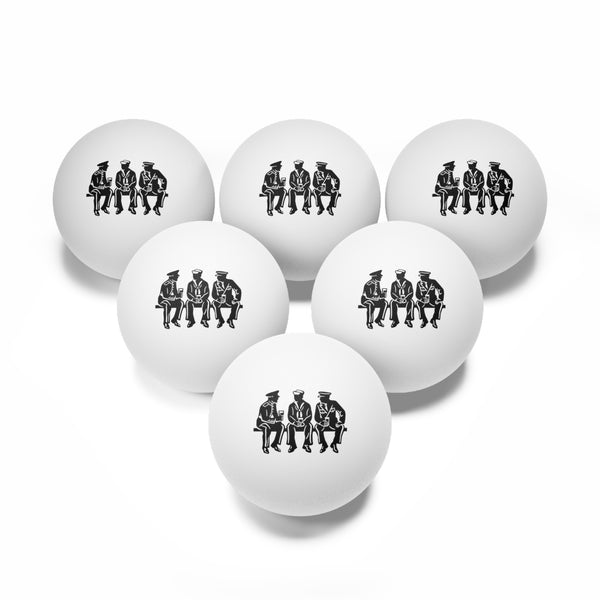 The Cheers Ping Pong Balls - 6 pack