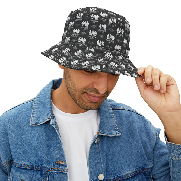 The Memorial Bucket - Black (Stitching Black or White)