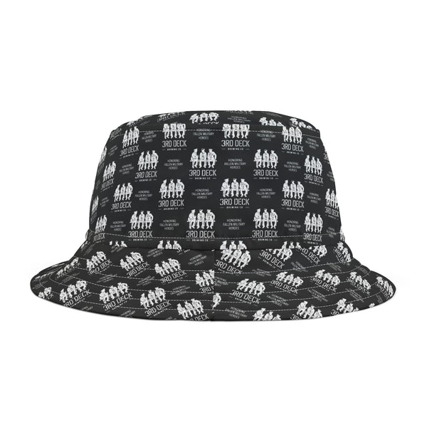 The Memorial Bucket - Black (Stitching Black or White)
