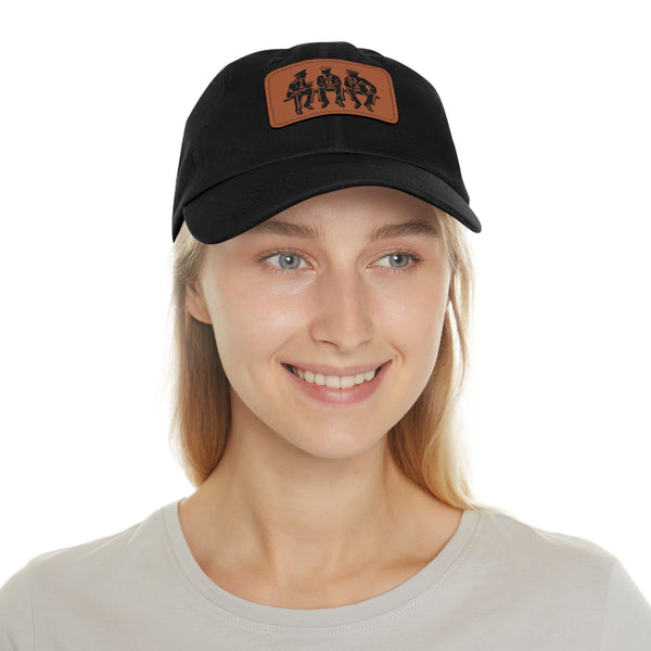 The Dad Hat with Leather Patch