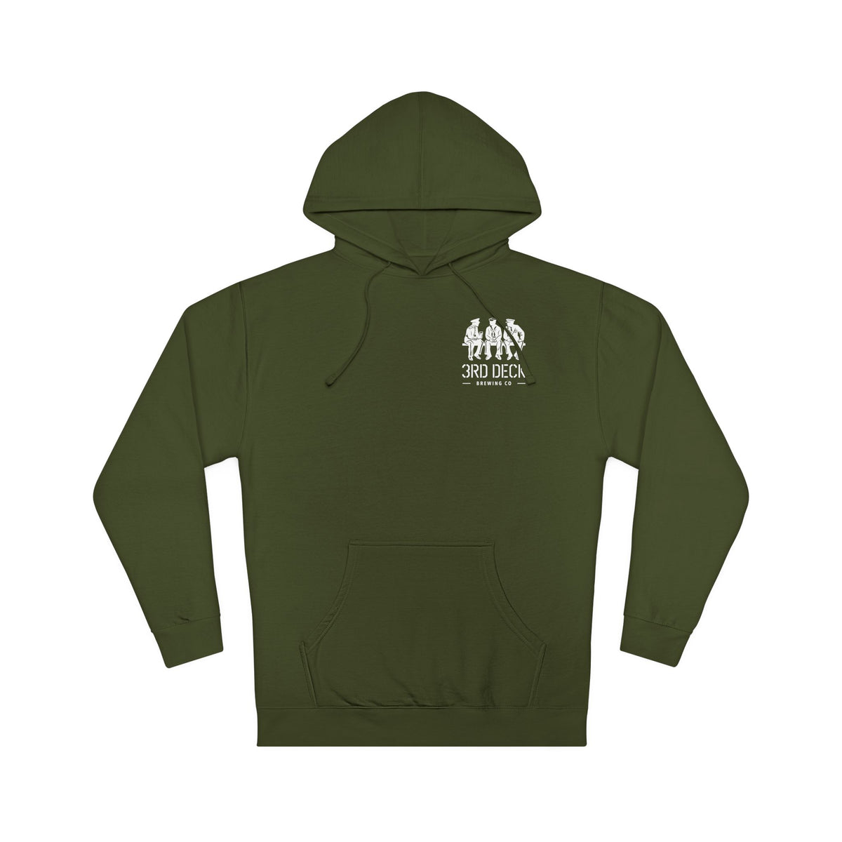 The 3rd Deck Hoodie - White Logo