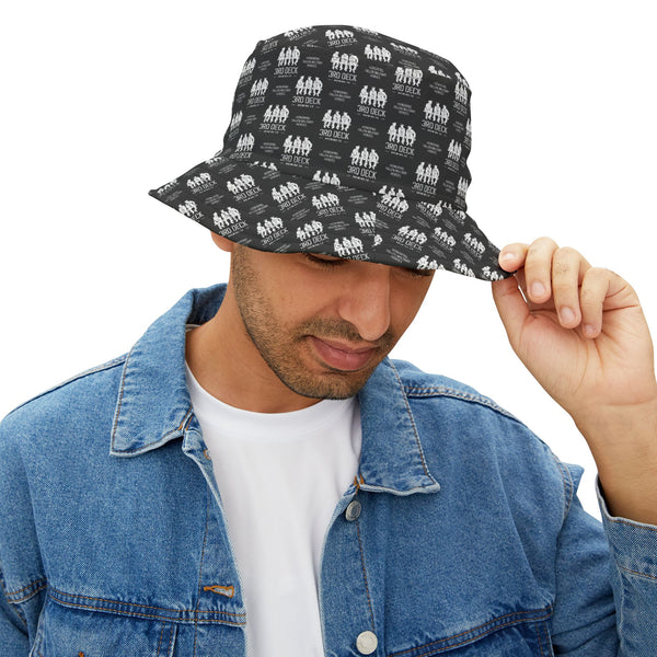 The Memorial Bucket - Black (Stitching Black or White)