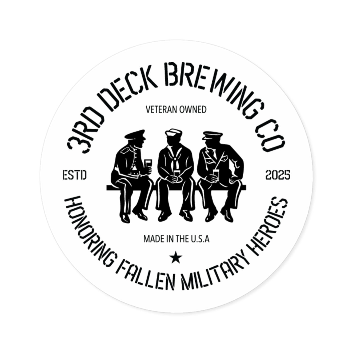 The Signature Circle Sticker