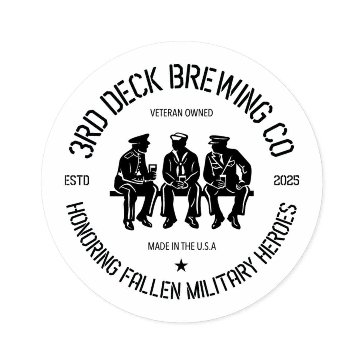 The Signature Circle Sticker